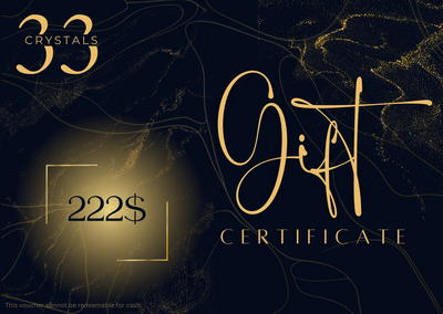 33 Crystals Angel Gift Vouchers