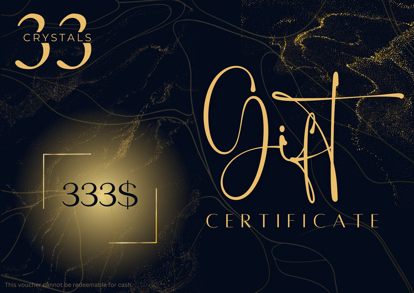 33 Crystals Angel Gift Vouchers