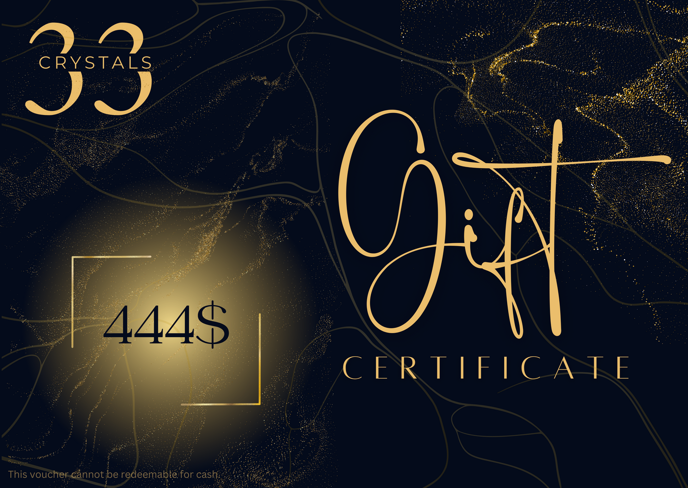 33 Crystals Angel Gift Vouchers